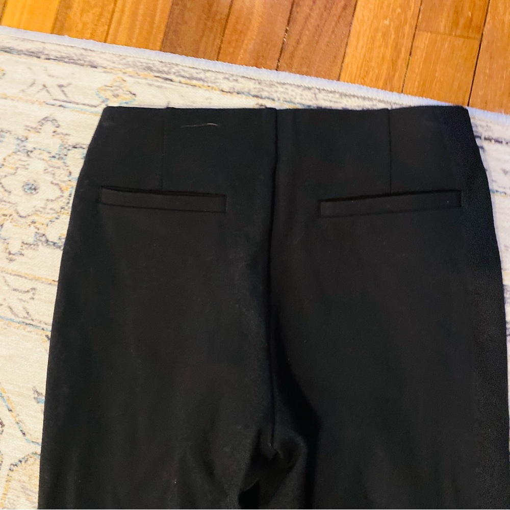 ECRU Pull On Black Boot Cut Split Hem Pants - Picture 7 of 8